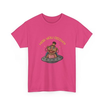 Jezzy UFO Shirt Pink Gold Lettering