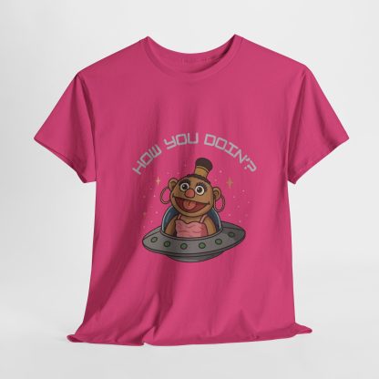 Jezzy UFO Shirt Pink Silver Lettering