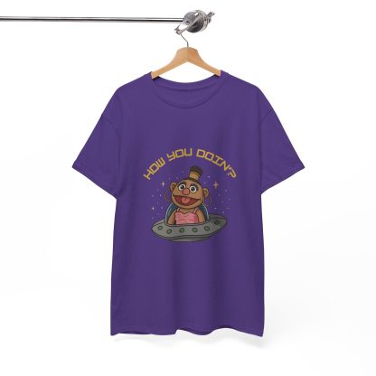Jezzy UFO Shirt Purple Gold Lettering