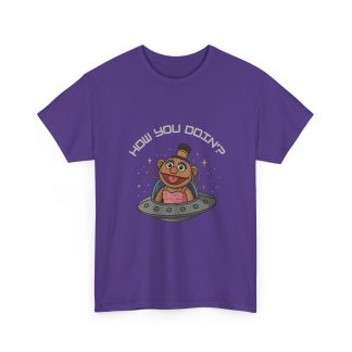 Jezzy UFO Shirt Purple Silver Lettering